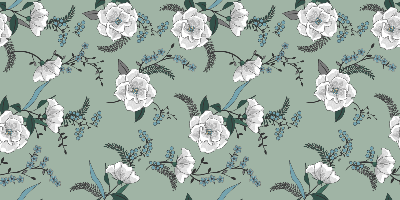 Vinyl tapijt Bloemen en planten Mooie witte magnoliaboom