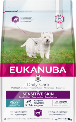 Eukanuba Dog Daily Care - Sensitive Skin - 2,3kg