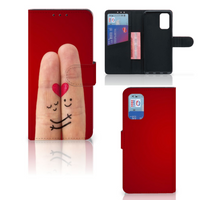 Samsung Galaxy A32 4G Wallet Case met Pasjes Liefde - Origineel Romantisch Cadeau