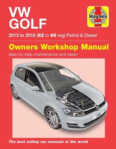 Haynes Werkplaatshandboek VW Golf benzine & Diesel (2013-2016) 6416