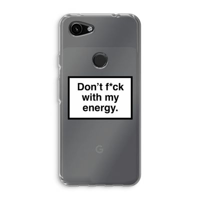 My energy: Google Pixel 3a Transparant Hoesje