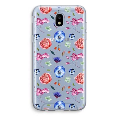 Bloemetjes: Samsung Galaxy J5 (2017) Transparant Hoesje