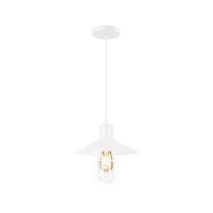 QUVIO Hanglamp metaal en glas - QUV5082L-WHITE