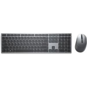 Dell KM7321W Azerty FR RF & BT Draadloos Desktopset - Grijs, Titanium