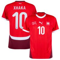 Zwitserland Shirt Thuis 2024-2025 + Xhaka 10 - thumbnail