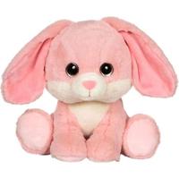 Puppy Eyes Pets knuffel - GIPSY TOYS - Roze konijn - 22 CM