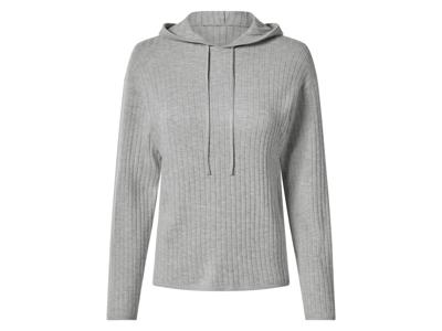 esmara Gebreide dames hoodie (Grijs, XS (32/34)) esmara Gebreide dames hoodie (Grijs, XS (32/34))