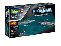 Revell 1/76 First Diorama Bismarck Battle - thumbnail