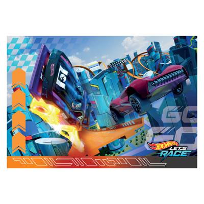 Clementoni legpuzzel super color hot wheels, 2x60st.