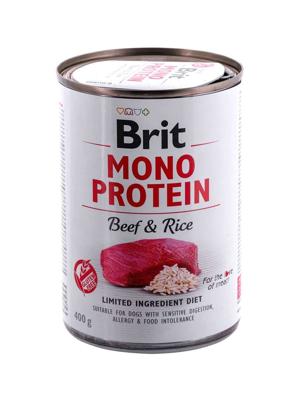BRIT Mono Protein Beef & Rice - nat hondenvoer - 400g