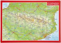 Ansichtkaart Pyreneeën met reliëf | GeoRelief Ansichtkaart Pyreneeën met reliëf | GeoRelief