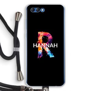 Abstract Spectrum: Honor 10 Transparant Hoesje met koord