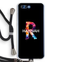 Abstract Spectrum: Honor 10 Transparant Hoesje met koord
