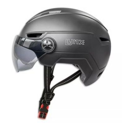 Lynx Fietshelm visgoud pro zwart maat 58-61 cm (l/xl)