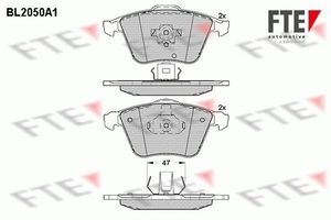 Remblokken set BL2050A1