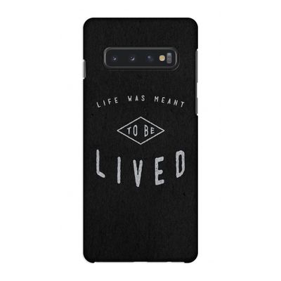 To be lived: Samsung Galaxy S10 4G Volledig Geprint Hoesje