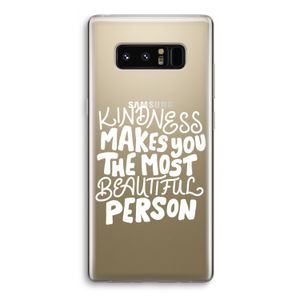 The prettiest: Samsung Galaxy Note 8 Transparant Hoesje