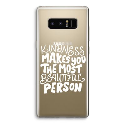 The prettiest: Samsung Galaxy Note 8 Transparant Hoesje