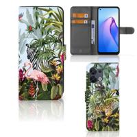 Telefoonhoesje | Met pasjeshouder | voor OPPO Reno8 Jungle