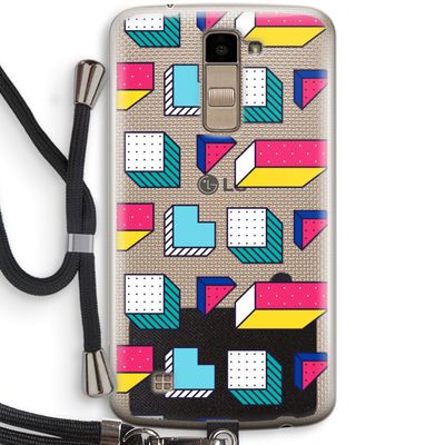 8-bit N°7: LG K10 (2016) Transparant Hoesje met koord