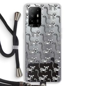 Makis: Oppo A94 5G Transparant Hoesje met koord