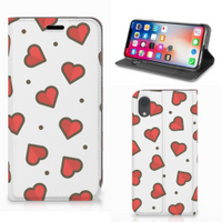 Apple iPhone Xr Hoesje met Magneet Hearts