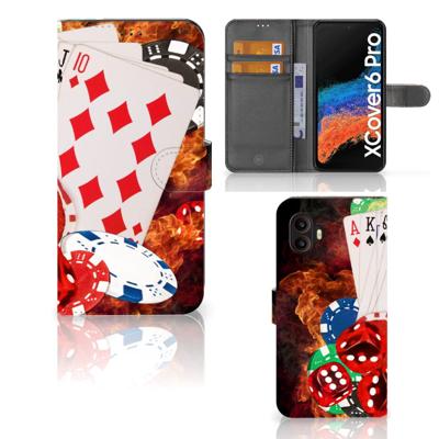 Samsung Galaxy Xcover 6 Pro | Wallet Case | met Pasjes | Casino