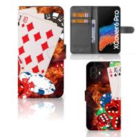 Samsung Galaxy Xcover 6 Pro | Wallet Case | met Pasjes | Casino