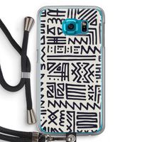 Marrakech print: Samsung Galaxy S6 Transparant Hoesje met koord