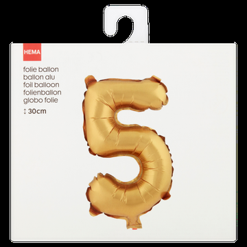 HEMA Folie Ballon 5 30cm bij Jumbo