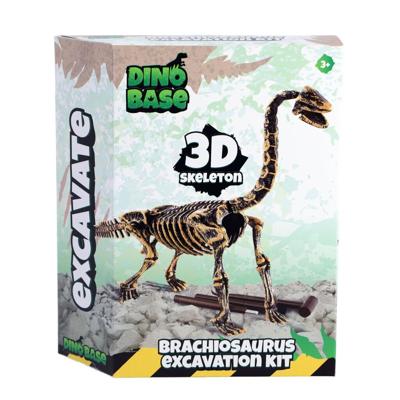 Dino Base Dinobase dino uitbikken brachiosaurus 3d set | 3 stuks Dino Base Dinobase dino uitbikken brachiosaurus 3d set | 3 stuks