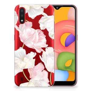 Samsung Galaxy A01 TPU Case Lovely Flowers