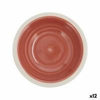 Diep bord Quid Calypso Terra cotta Keramisch Ø 21,5 cm (12 Stuks)