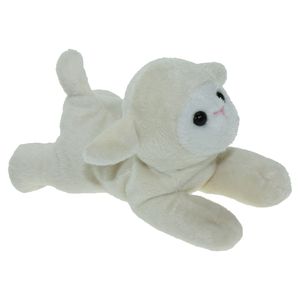 Pluche knuffel dieren Schaap/lammetje van 17 cm