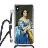 Eleonore: iPhone XS Transparant Hoesje met koord