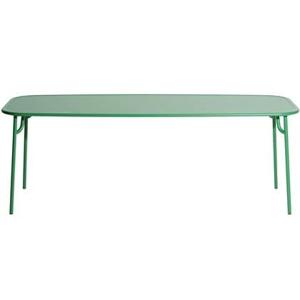 Petite Friture Week-end tuintafel 220x85 Mint Green