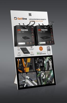 Optiline tracker balie display compleet
