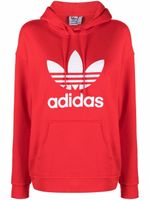 adidas hoodie à logo imprimé - Rouge