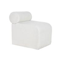 Kruk Home ESPRIT Wit Polyester Hout MDF 48 x 69 x 63 cm