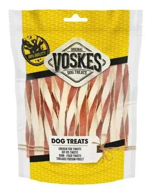 Voskes Twists kip & vis 100g