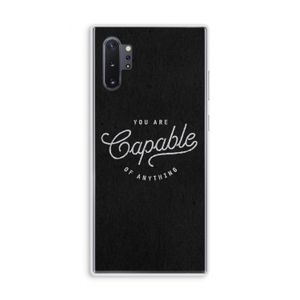 Capable: Samsung Galaxy Note 10 Plus Transparant Hoesje