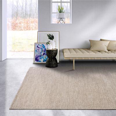 Wollen Vloerkleed Dehli - Naturel 280x190cm - Wol Katoen - Dekbed-Discounter.nl