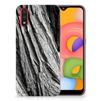 Bumper Hoesje Samsung Galaxy A01 Boomschors Grijs