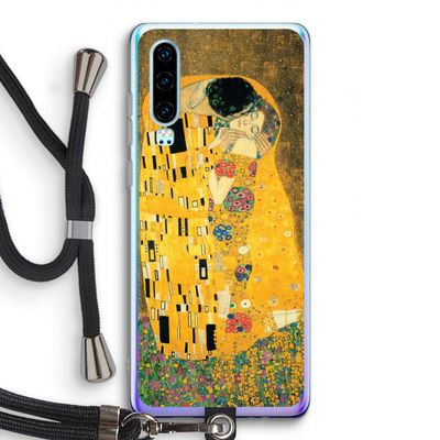 Der Kuss: Huawei P30 Transparant Hoesje met koord