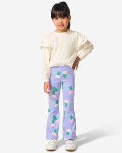 HEMA Kinderlegging Flared Bloemen Gebroken Wit (gebroken wit)