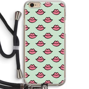 Lipjes: iPhone 6 / 6S Transparant Hoesje met koord