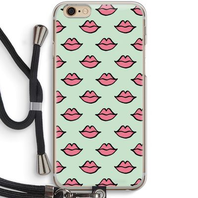 Lipjes: iPhone 6 / 6S Transparant Hoesje met koord