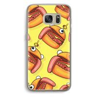 Hamburger: Samsung Galaxy S7 Transparant Hoesje - thumbnail