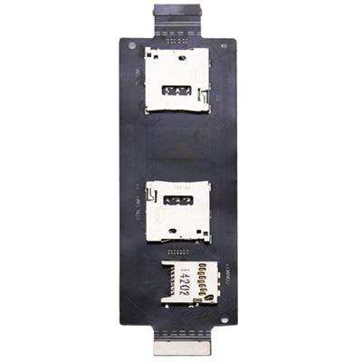 SIM SD Card Reader Contact Flex kabel lint voor Asus Zenfone 2 / ZE500ML / ZE500