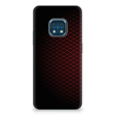Nokia XR20 | TPU bumper | Geruit Rood